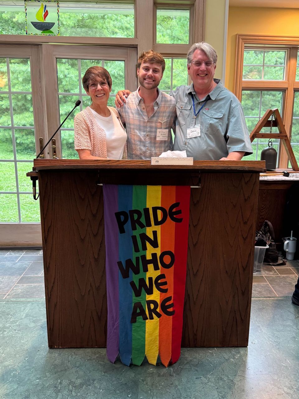 Drew Pride in who we are bannner